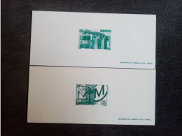 FRANCE. 1999-2000. 2 Epreuves D'Artistes. Train / Métro - Artist Proofs