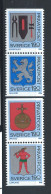 Suède N°1368/71** (MNH) 1986 - Armoiries De Provinces - Ungebraucht