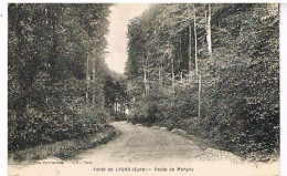 27  FORET DE  LYONS  ROUTE DE  MORGNY - Lyons-la-Forêt