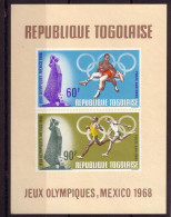 Olympics 1968 - Wrestling - TOGO - S/S Imp. MNH - Ete 1968: Mexico