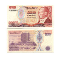 Turkey 20,000 Lirasi 1970 (1995) P-202 UNC - Turkey