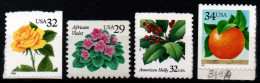 USA 1997 1993 1997 2001, Scott 3054 2486 3177 3494, MNH, Booklet, Plant, Flower, Fruit - Neufs