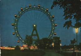 VIENNA, PRATER, GIANT WHEEL, ARCHITECTURE, AMUSEMENT PARK, AUSTRIA, POSTCARD - Prater