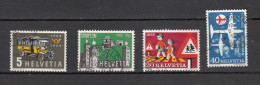 1956  N° 324 à 327    OBLITERES         CATALOGUE SBK - Used Stamps