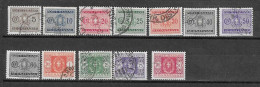 Italien - Selt./gest. Bessere "Portomarken" Aus 1934 - Michel 24/34 Und 36! - Taxe