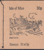 ISLE OF MAN  Markenheftchen 0-3 A, Postfrisch **, Peel Castle, 1973 - Isola Di Man