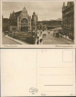 Ansichtskarte Gelsenkirchen Bahnhof Bahnhofsgebäude Tram Am Vorplatz 1910 - Gelsenkirchen