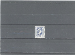 VARIÉTÉS -N°645 - N ** - MARIANNE D'ALGER  5F BLEU VIOLET - IMPRESSION RECTO -VERSO PARTIEL - Nuevos