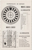 Monaco : Jeux  La  Roulette - Casino