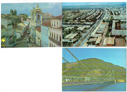 Lot 3 Cpm - Brazil -  Salvador - Brasilia - SALVADOR - SAO VINCENTE Pont Autobus Voiture Coccinelle - Cloche - - Salvador De Bahia