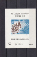 Olympics 1968 - History - MEXICO - S/S Imp. MNH - Summer 1968: Mexico City