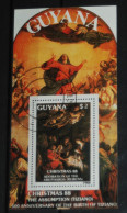 GUYANA 1988, Paintings, Art, Tiziano, Mi #B30, Souvenir Sheet, Used - Religious