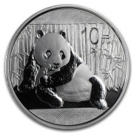 CHINA Panda 2015 Bullion Coin 1 Ounce Fine Silver BU - China