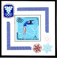 Olympics 1968 - Figure Skate - MONGOLIA - S/S MNH - Invierno 1968: Grenoble