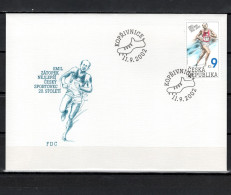 Czech Republic 2002 Olympic Games Stamp On FDC - Summer 2000: Sydney