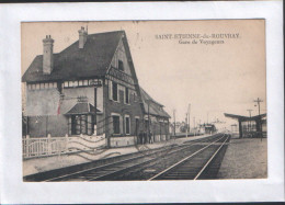 Saint-Etienne-du-Rouvray - Gare De Voyageurs 1935 ( Avec Verso ) - Saint Etienne Du Rouvray