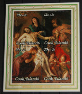 COOK ISLANDS 1979, Paintings, Art, Mi #B88, Miniature Sheet, Used - Religious