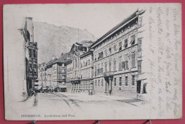 Visuel Pas Très Courant - Autriche - Innsbruck - Landeshaus Und Post - Jolis Timbres - CPA Précurseur - Innsbruck