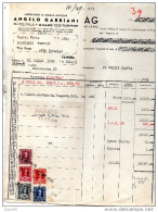 1949  FATTURA  MILANO -  LABORATORIO DI CHIMICA APPLICATA - Italia