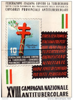 MANIFESTO FEDERAZIONE ITALIANA CONTRO LA TUBERCOLOSI - Affiches