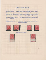 Ftimbres Neufs Des îles Turks Et Caicos De 1918 1919 War Stamp VOIR 7 Feuilles - Turks- En Caicoseilanden