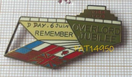PAT14950 OVERLORD JUBILEE D-DAY 6 JUIN  REMEMBER 1944 1994 En Version EGF - Militaria