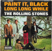 Disque Vinyle 45Toffert Par  Antar THE ROLLING STONES - PAINT IT, BLACK - LONG LONG WHILE - Rock