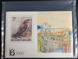 België 1989 - Jaarmap - Pochette Annuelle - Met Zwart-wit Velletje Van Europa - Originele Verpakking - Scellé - Sealed - Jahressätze