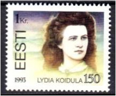 Personnalité D'Estonie - Lydia Koidula (1843-1886) - Estland