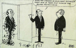 ► Coupure De Presse  Quotidien Le Figaro Jacques Faisant 1983 Mitterrand Marchais Mauroy Monument Historique - Desde 1950
