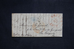 BELGIQUE - Cachet à Date De Bruges Sur Lettre Cachetée Pour La France - L 151328 - 1830-1849 (Belgique Indépendante)