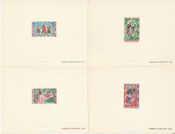 DAHOMEY - 6 EPREUVES De LUXE - N°205/10  (1964) Danses Folkloriques - Benin - Dahomey (1960-...)