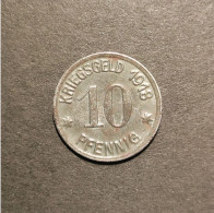 ALLEMAGNE - COBLENZ 1918 - MONNAIE DE NECESSITE - 10 PFENNIG - 10 Pfennig