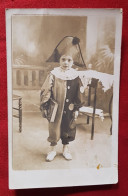 Carte Photo - Enfant , Déguisement, Polichinelle - Other & Unclassified