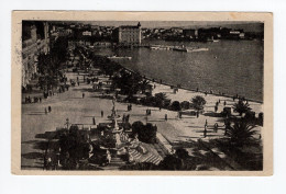 1948. YUGOSLAVIA,CROATIA,SPLIT PROMENADE,POSTCARD,USED,2 DIN STAMP,PARTY CONGRESS 21.07.1948. - Jugoslawien