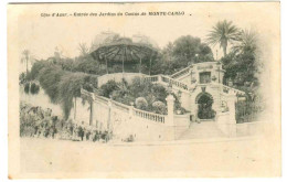 MONACO . ENTREE DES JARDINS EXOTIQUES DU CASINO DE MONTE CARLO  - Exotic Garden