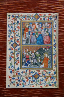 ART - Bréviaire De Martin D'ARAGON : Prédication Et Lapidation De ST ETIENNE ( Vers 1400). - Articles Of Virtu