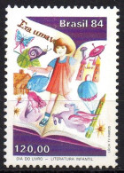 Brazil - 1984 - 1v - MNH - Lapin Rabbit Kaninchen Conejo Coniglio Lapins Conigli Book - Snail Butterfly - Snail Horse - Hasen