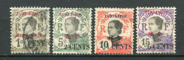 26418 Yunnanfou N°50,53/5° Timbres D'Indochine De 1919 Surchargés  1919 B/TB - Usati