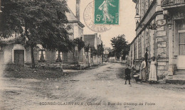 SCORBE-CLAIRVAUX . - Rue Du Champ De Foire - Scorbe Clairvaux