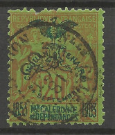 NOUVELLE-CALEDONIE N° 74 OBL Dent Courte / Used - Usati