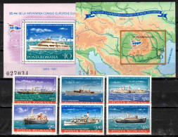 ** Roumanie 1981 Mi 3769-74+Bl.176-7  (Yv 3320-5+BF 147 Et 147a), (MNH)** - Unused Stamps