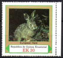 EQUATORIAL GUINEA - 1v - MNH - Hare - Lapin Rabbit Kaninchen Conejo Coniglio Lapins Rabbits Hase Conejos Conigli - Lapins