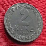 Croatia 2 Kuna 1941  Croatie Croacia Croazia  #1 - Croatia