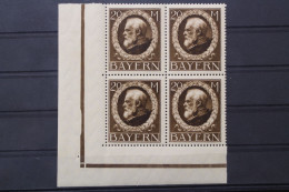 Bayern, MiNr. 109 I A, 4er Block, Ecke Links Unten, Postfrisch - Neufs