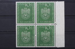 Deutschland (BRD), MiNr. 163, 4er Block, Re. Rand, Postfrisch - Neufs