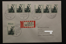 Berlin, MiNr. 795 A, Zwei Dreierstreifen Auf R-Brief - Lettres & Documents