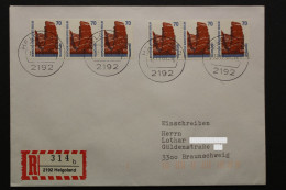 Berlin, MiNr. 874, Zwei Dreierstreifen Auf R-Brief - Covers & Documents