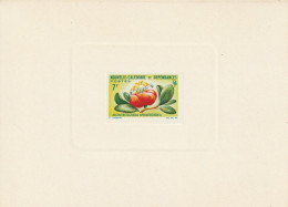 Nouvelle Calédonie -  EPREUVE De LUXE - N°319  (1964-65) Fleurs - Imperforates, Proofs & Errors