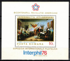 ** Roumanie 1976 Mi 3326 - Bl.130 (Yv BF 124), (MNH)** - Unused Stamps